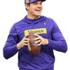 Kevin O’Connell Minnesota Vikings Sideline Hoodie Purple