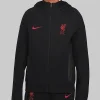 LFC Liverpool Nike Tech Fleece Hoodie Jacket Black