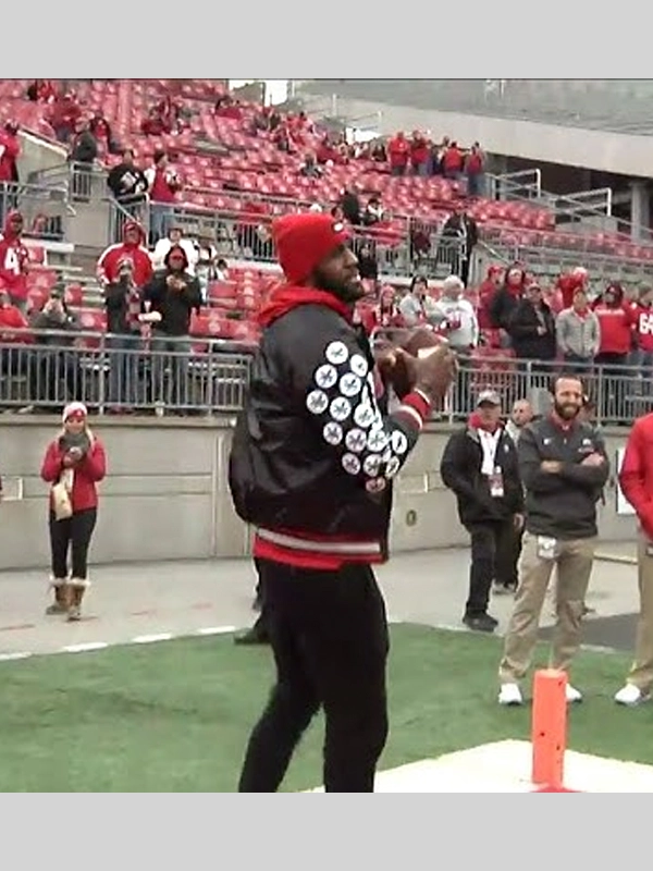 Lebron James Ohio State Buckeyes Starter Varsity Jacket