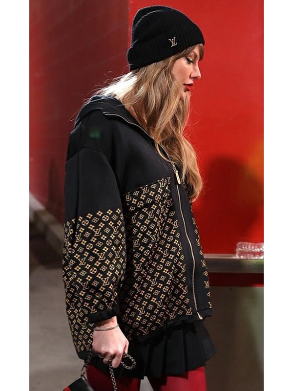 Louis Vuitton Monogram Jacquard Knit Jacket Taylor Swift