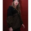 Louis Vuitton Monogram Jacquard Knit Taylor Swift Jacket Hoodie