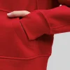 Lunar New Year Half Zip Red Jacket