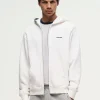 Madhappy White Zip Up Hoodie