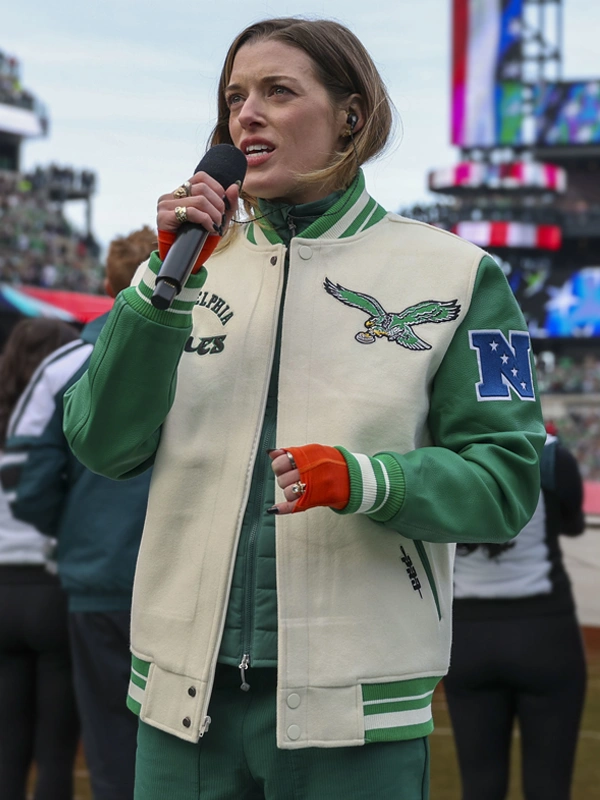 Mary Kate Morrissey Philadelphia Eagles Varsity Jacket