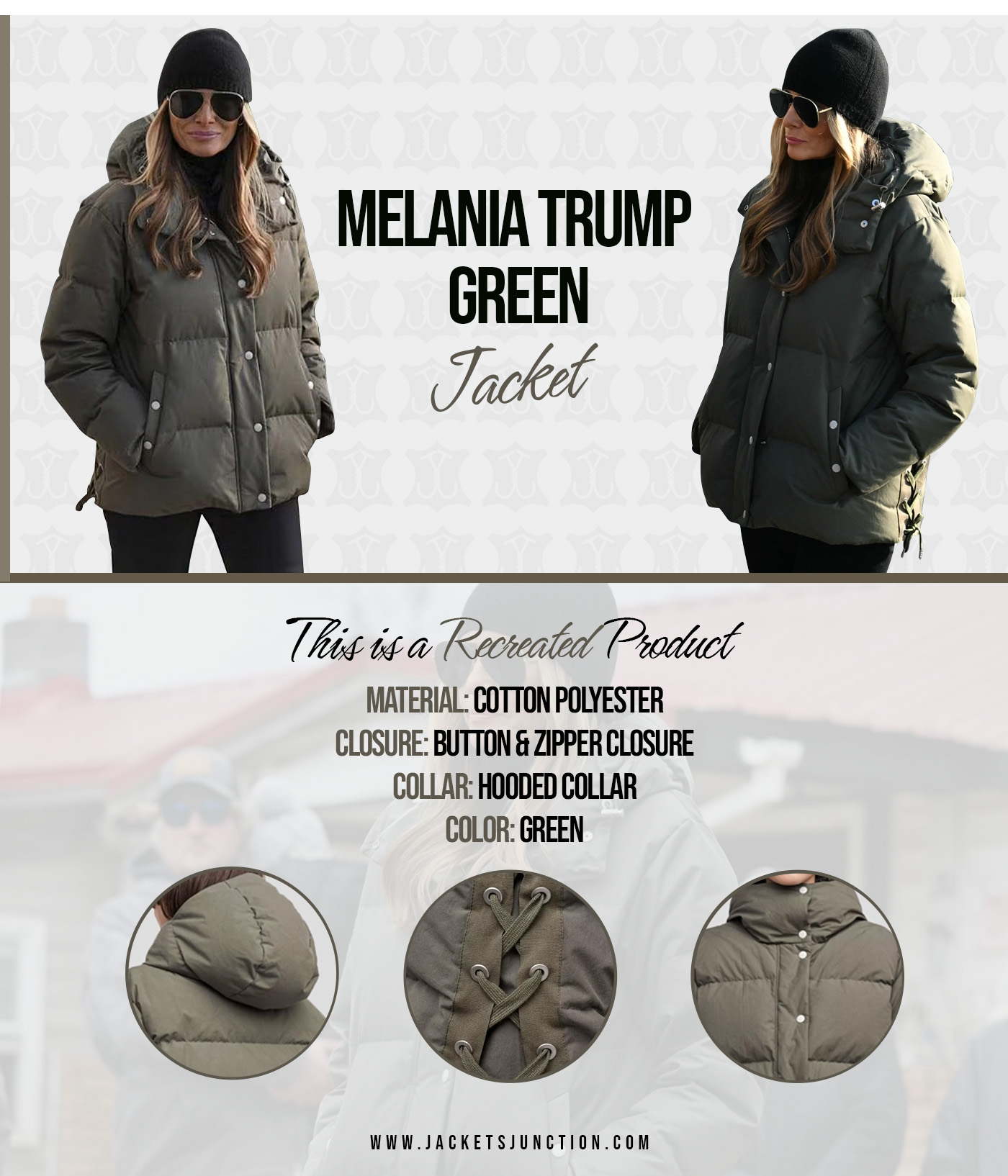 Melania Trump rag and bone leonard jacket