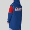 Men's New York Giants Starter Royal Dynasty Polyfill Stadium Full-Zip Jacket