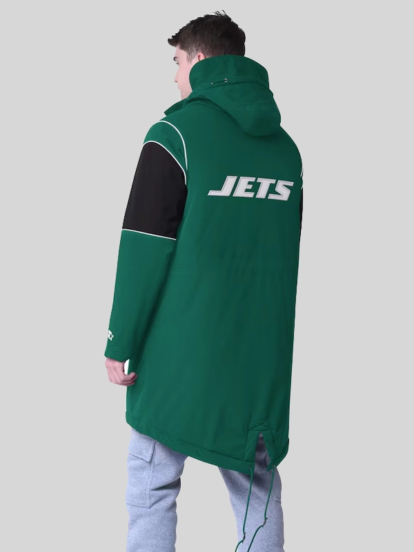 Men's New York Jets Starter Green Dynasty Polyfill Stadium Full-Zip Jacket