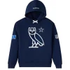 Men's OVO Navy Dallas Cowboys Icon Team Pullover Hoodie