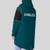 Men's Philadelphia Eagles Starter Midnight Green Dynasty Polyfill Stadium Full-Zip Jacket