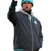 Mike McDaniels Miami Dolphins Sideline Bomber Jacket Black