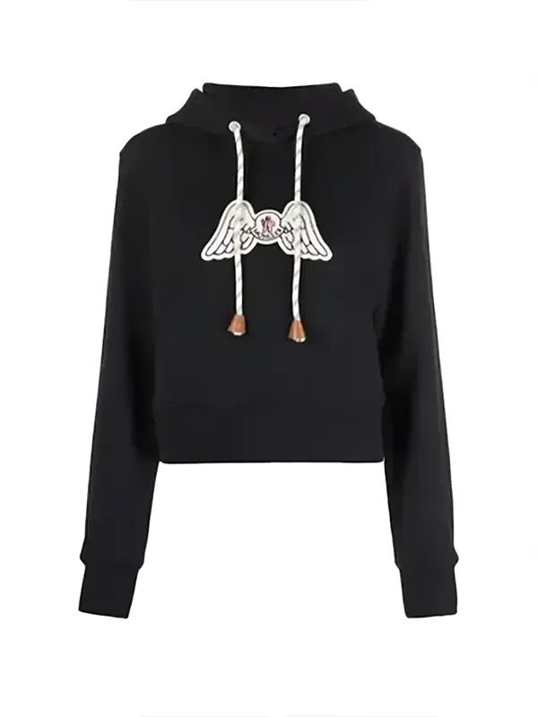 Moncler x Palm Angels Cropped Wing Patch Hoodie