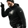 NFC Champions Nick Sirianni Black Eagles Hoodie