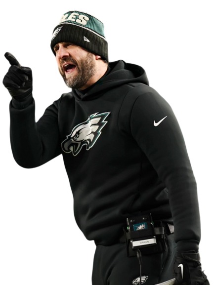 NFC Champions Nick Sirianni Black Eagles Hoodie