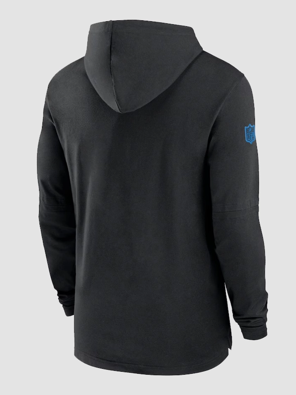 Nike Black Detroit Lions Sideline Hoodie Dan Campbell