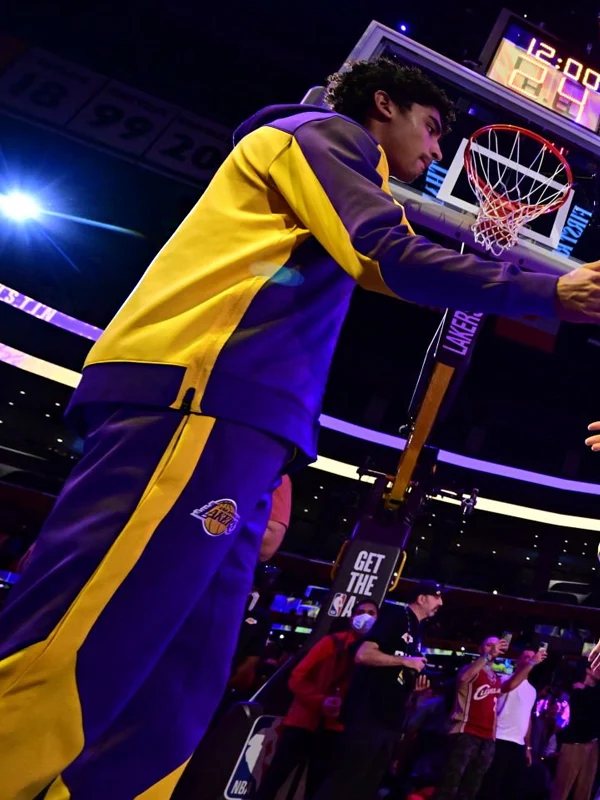 Nike Los Angeles Lakers Tracksuit Purple & Yellow