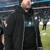 Nike Nick Sirianni Philadelphia Eagles Black Bomber Jacket