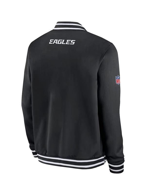 Nike Philadelphia Eagles Sideline Bomber Jacket Black