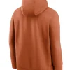 Nike Texas Longhorns Primetime Club Orange Hoodie