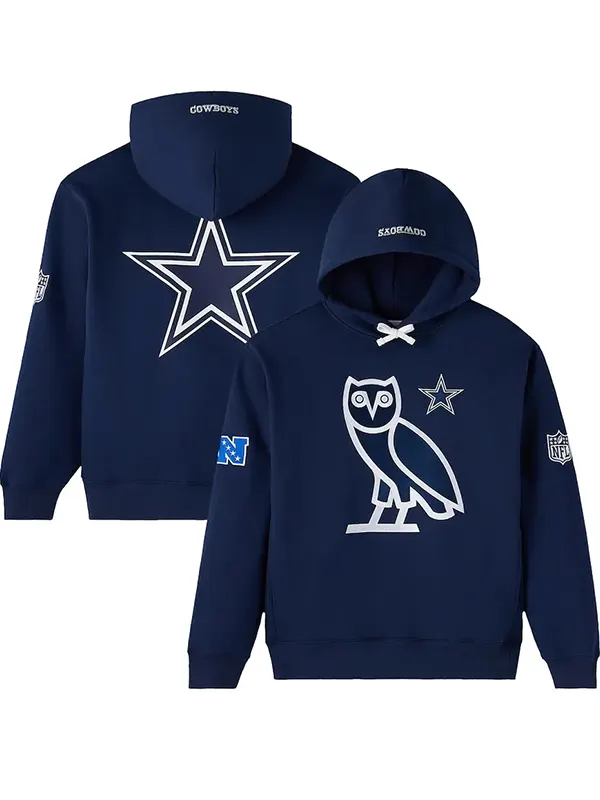 OVO-Dallas-Cowboys-Icon-Team-Hoodie Blue