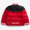 Off Season 49ers Red & Black Puffer Jacket