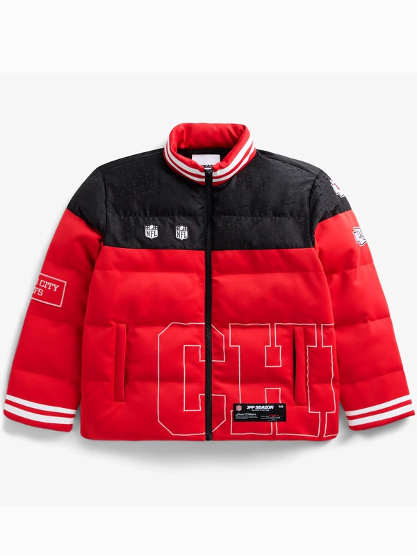 Off Season Chiefs Puffer Jacket Red & Black