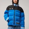 Off Season Detroit Lions Puffer Jacket Blue-Black