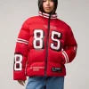 Off Season George Kittle 49ers Player Puffer Jacket Red