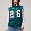 Off Season Jalen Hurts Philadelphia Eagles Player Puffer Vest Green