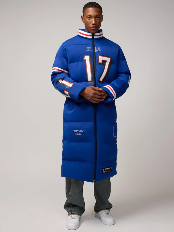 Off Season Josh Allen Buffalo Bills Player Puffer Coat Red