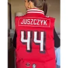 OffSeason Kristin Juszczyk Red Puffer Vest