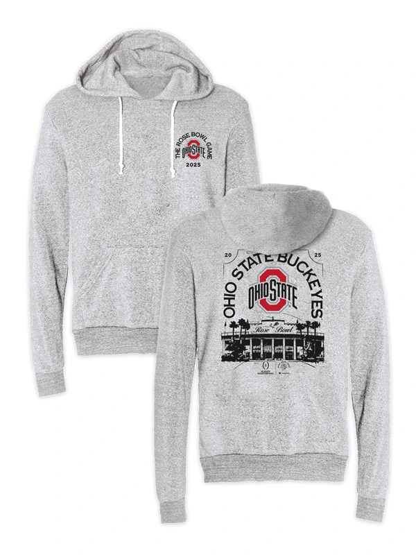 Ohio State Buckeyes Rose Bowl Hoodie Grey