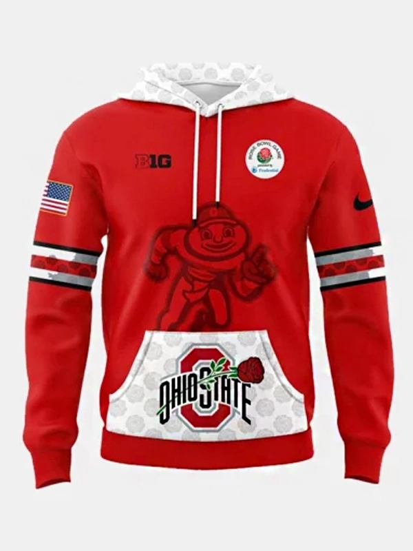 Ohio State Rose Bowl Hoodie Red