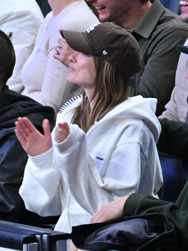 Olivia Wilde Madhappy White Hoodie