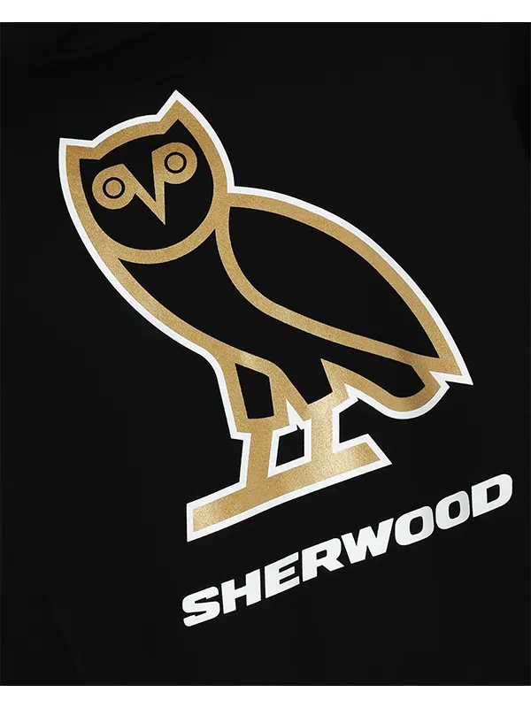 Ovo x Sherwood Street Hockey Black Hoodie