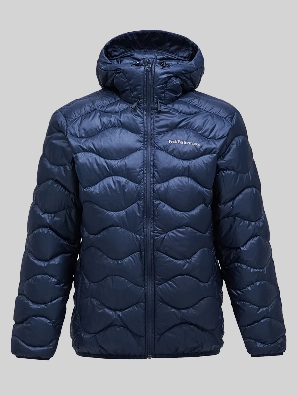 Peak Performance Helium Blue Hooded Jacket