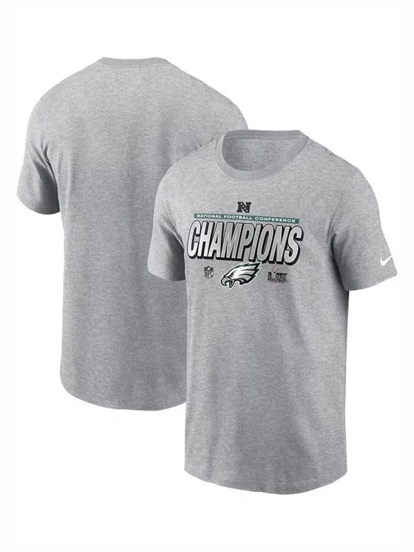 Philadelphia Eagles NFC Champions T-Shirt Grey