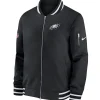 Philadelphia Eagles Nike Sideline Coach Bomber Jacket - Mens