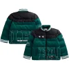 Philadelphia Eagles Off Season x NFL Team Puffer Jacket Green & Black