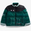 Philadelphia Eagles Unisex Off Season x NFL Team Puffer Jacket Dark Green-Black