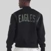 Philadelphia Eagles x Todd Snyder Black Varsity Jacket