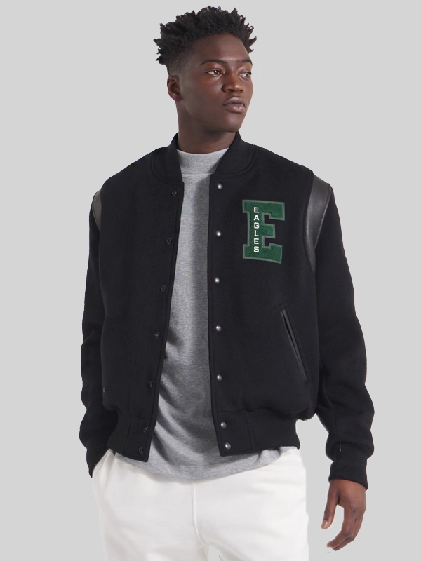 Philadelphia Eagles x Todd Snyder Varsity Jacket Black