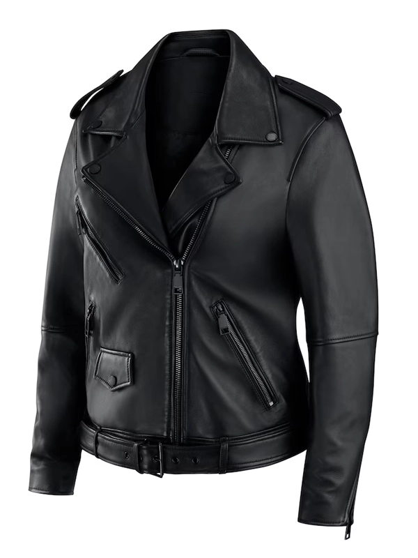 Rebecca Minkoff X Erin Andrews Super Bowl LIX Black Leather Jacket