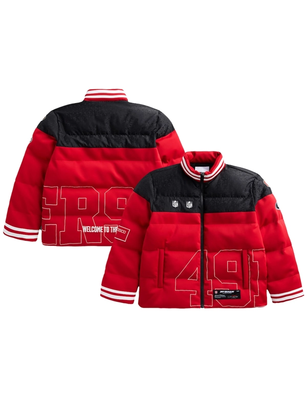 San Francisco 49ers Off Season x NFL Team Puffer Jacket