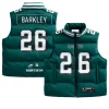 Saquon Barkley Eagles Off Season x NFL Player Puffer Vest Green