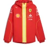 Scuderia Ferrari F1 2024 Team Replica Pro Rain Jacket - Red