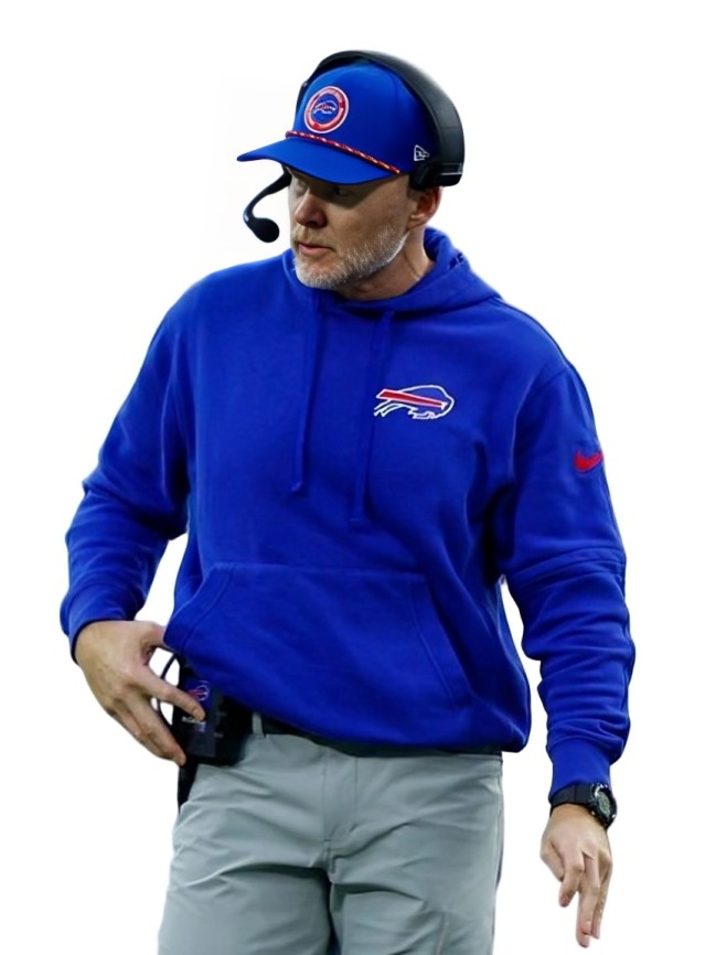 Sean McDermott Buffalo Bills Hoodie Blue