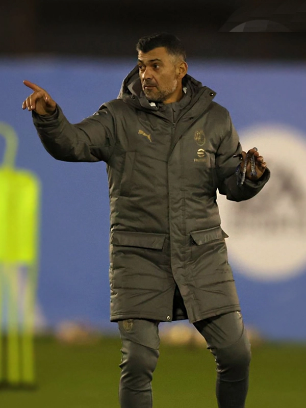 Sergio Conceicao AC Milan Training Grey Coat