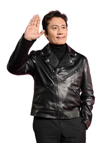 Squid Game S02 Lee Byung-hun Leather Jacket Black