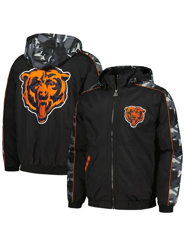 Starter Black Chicago Bears Thursday Night Gridiron Hoodie