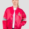 Super Bowl LIX Interception Starter Red Varsity Jacket